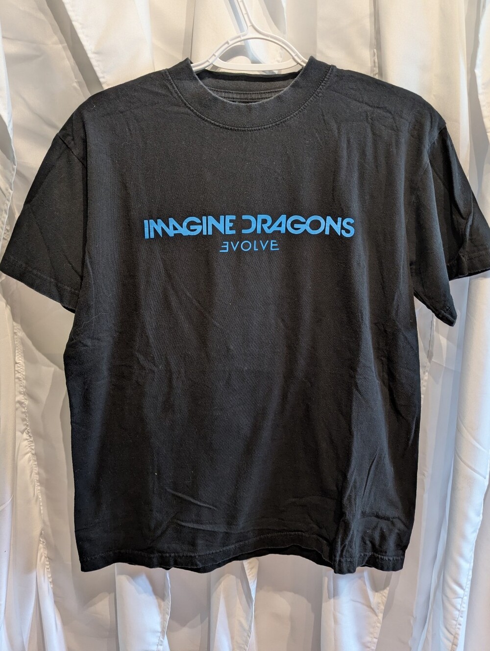 17 Imagine Dragons Evolve Album Concert T-Shirt Black Short Sleeve Graphic Tee